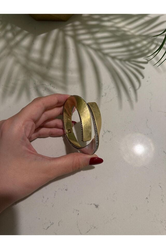 Gold/Silver Kelepçe Bileklik