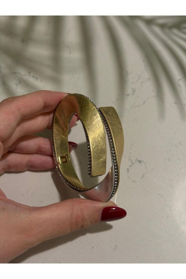 Gold/Silver Kelepçe Bileklik
